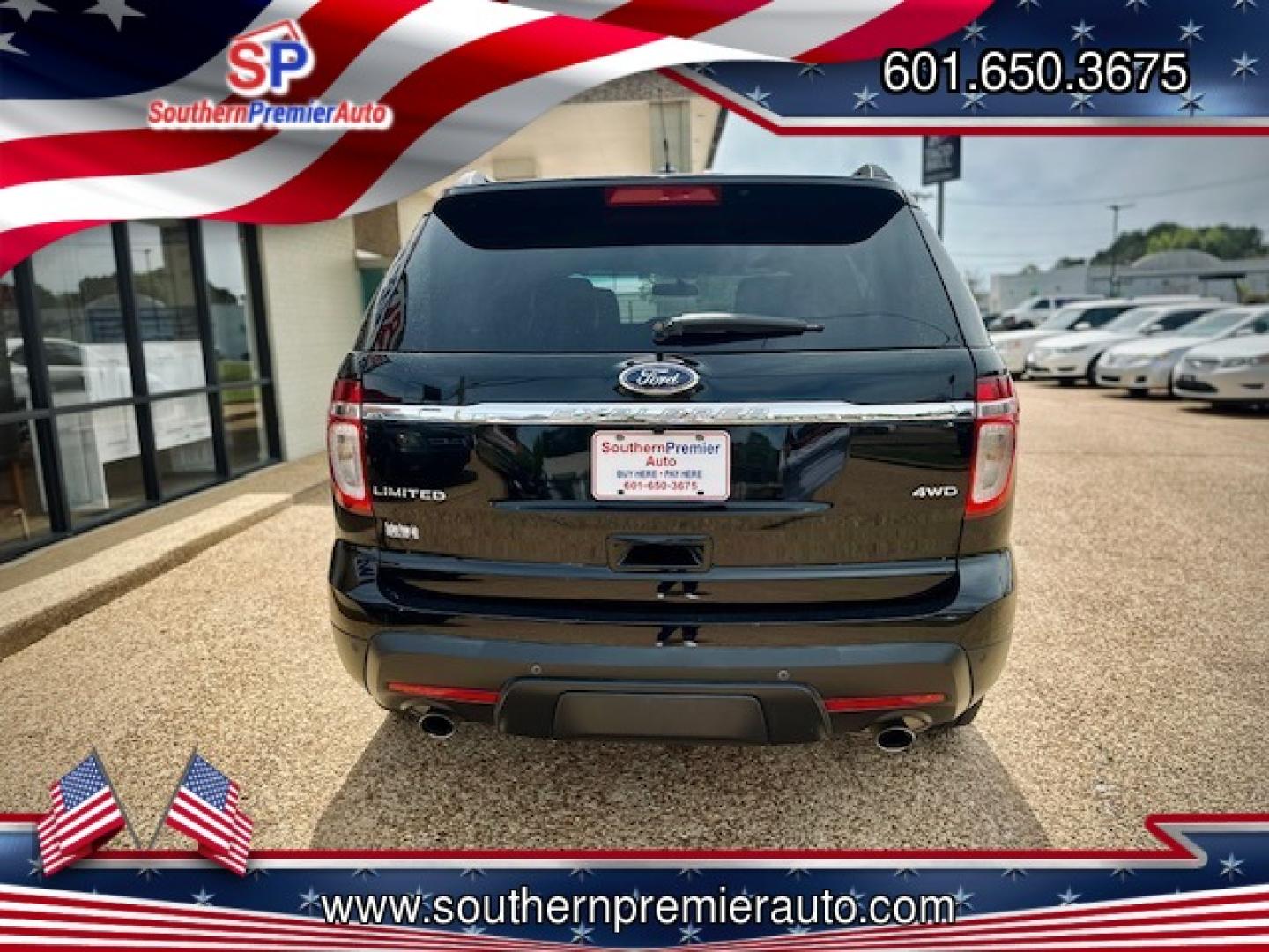 2012 BLACK FORD EXPLORER LIMITED (1FMHK8F80CG) , located at 922 W. Beacon St., Philadelphia, MS, 39350, (601) 650-3675, 32.770447, -89.127151 - Photo#4